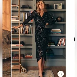 NWT Ivy City Co Starstruck Dress in Black Size Small